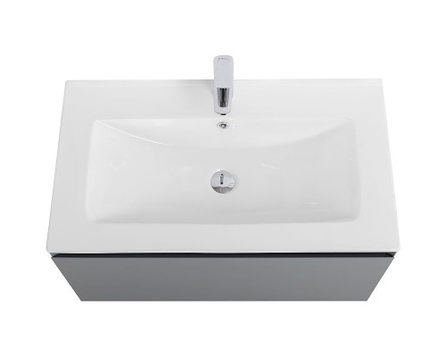 Тумба под раковину Art&Max Latina 80 AM-Latina-800-1C-SO-GM подвесная Серая матовая