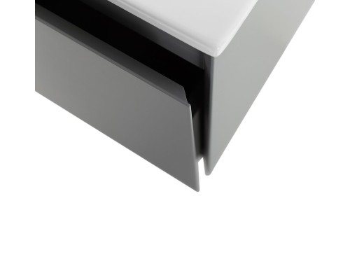 Тумба под раковину Art&Max Latina 80 AM-Latina-800-1C-SO-GM подвесная Серая матовая