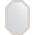 Зеркало Evoform Octagon 48x68 BY 7001 в багетной раме - Чеканка белая 46 мм