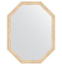 Зеркало Evoform Octagon 69x89 в багетной раме - Слоновая кость 51 мм
