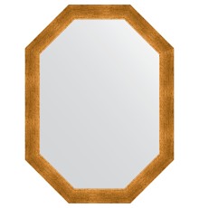 Зеркало Evoform Octagon 60x80 в багетной раме - Травленое золото 59 мм