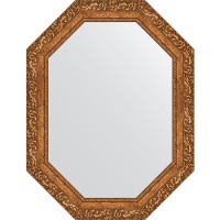 Зеркало Evoform Octagon 65x85 в багетной раме - Виньетка бронзовая 85 мм