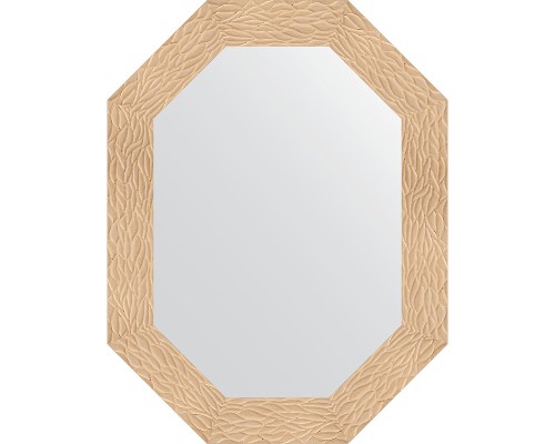 Зеркало Evoform Octagon 66x86 BY 7179 в багетной раме - Золотые дюны 90 мм