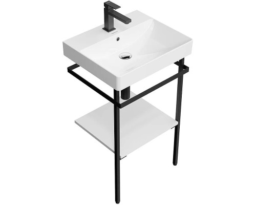 Консоль под раковину Kerama Marazzi Pro 50 Черная матовая