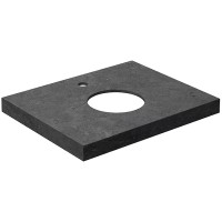 Столешница под раковину Kerama Marazzi Canaletto Роверелла 60 CN60.DL501320R Серая темная матовая