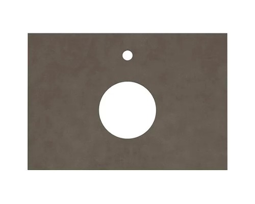 Столешница под раковину Kerama Marazzi Canaletto Про Чементо 70 Коричневая темная матовая