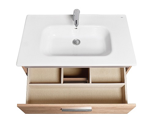 Тумба под раковину Roca Victoria 80 A857470517 подвесная Орех