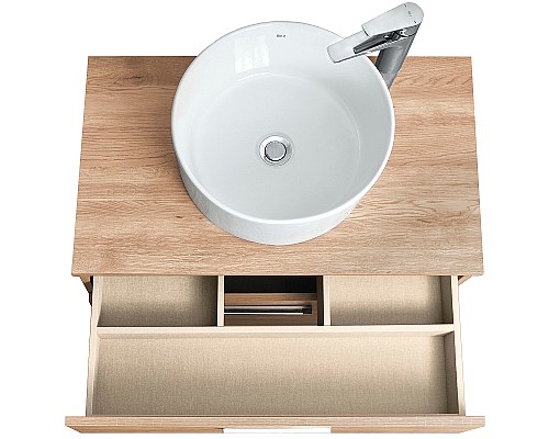 Тумба под раковину Roca Victoria 80 A857470517 подвесная Орех