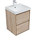 Тумба под раковину Aquanet Милан 50 336381 подвесная Дуб светлый