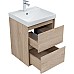 Тумба под раковину Aquanet Милан 50 336381 подвесная Дуб светлый