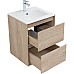 Тумба под раковину Aquanet Милан 50 336381 подвесная Дуб светлый