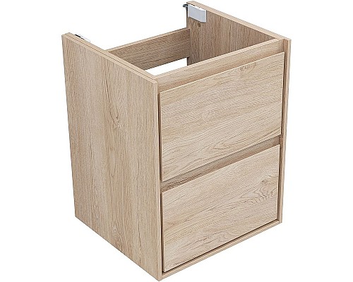 Тумба под раковину Aquanet Милан 50 336381 подвесная Дуб светлый