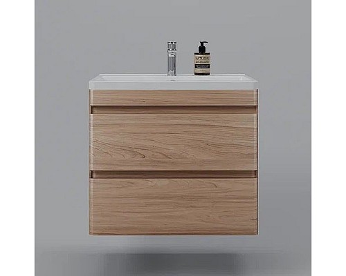 Тумба под раковину Style Line Атлантика 70 Люкс Plus СС-00002341 подвесная Ясень перламутр