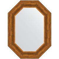 Зеркало Evoform Polygon 79х59 BY 7213 в багетной раме - Травленая бронза 99 мм