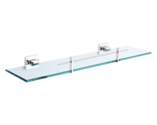 Стеклянная полка Nofer Barcelona 16910.В хром, глянцевая/прозрачное стекло