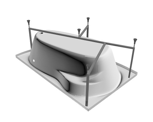 Акриловая ванна Relisan Ariadna 140x100 R без гидромассажа