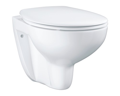 Комплект унитаза с инсталляцией Grohe Solido Compact с сиденьем Микролифт и клавишей смыва Хром