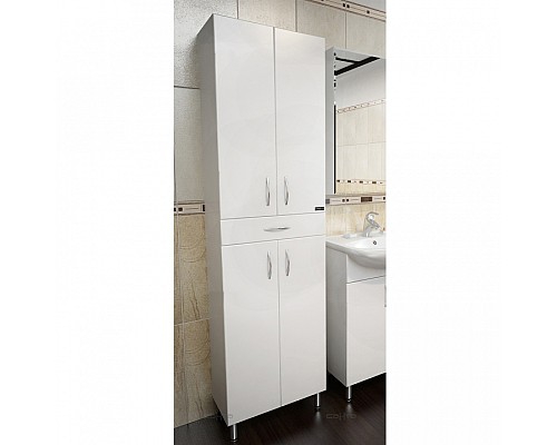 Шкаф пенал СанТа Стандарт 50 Белый