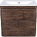 Тумба под раковину Style Line Атлантика Люкс Plus 80 ЛС-00000664 подвесная Старое дерево