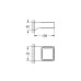 Держатель Grohe Selection Cube 40865000 Хром