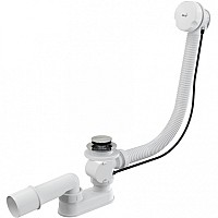 Слив-перелив Alcaplast A51B-80 полуавтомат Белый Хром