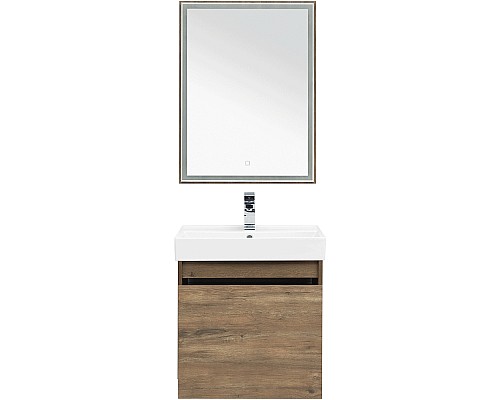 Комплект мебели для ванной Aquanet Nova Lite 60 254215 подвесной Дуб рустикальный