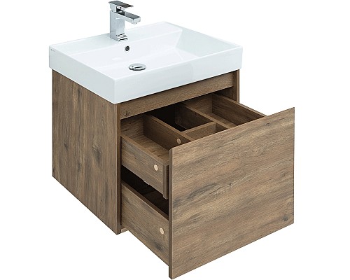 Комплект мебели для ванной Aquanet Nova Lite 60 254215 подвесной Дуб рустикальный