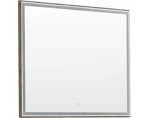 Зеркало Aquanet Nova Lite 90 249516 с подсветкой Дуб рустикальный