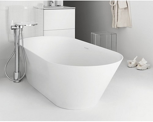 Ванна из искусственного камня Laufen Kartell 172x82 2.2633.2.000.000.1 Белая