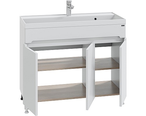 Тумба под раковину СанТа Лондон 100 224019 Белая