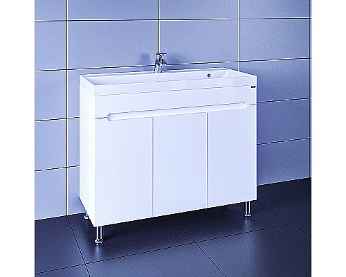 Тумба под раковину СанТа Лондон 100 224019 Белая