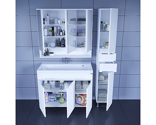 Тумба под раковину СанТа Лондон 100 224019 Белая