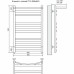 Водяной полотенцесушитель Terminus Енисей плюс П10 500x840 с полкой Хром