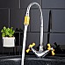 Смеситель для кухни Ростовская Мануфактура Сантехники SL92YW-279F Хром Желтый