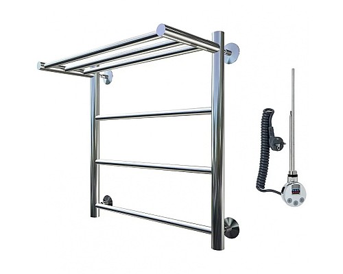 Электрический полотенцесушитель Тругор Аспект 1 элТЭН 60x50 с полкой Хром