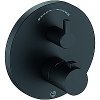 Смеситель для душа Kludi Nova Fonte Puristic 208303915 Черный матовый