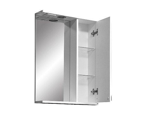 Зеркало со шкафом Stella Polar Ванда 50/С SP-00000198 с подсветкой Белое