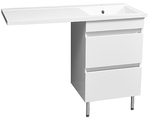 Тумба под раковину Stella Polar Мадлен 100 SP-00000474 Белая