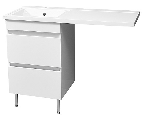 Тумба под раковину Stella Polar Мадлен 100 SP-00000474 Белая