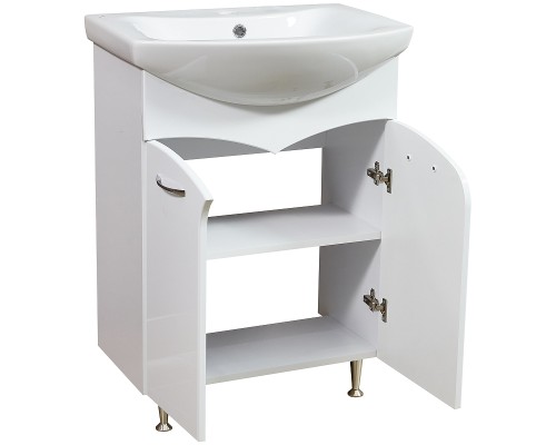 Тумба под раковину Stella Polar Волна 60 SP-00000052 Белая