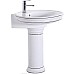 Раковина CeramaLux Lux Classic 75 1411 Белая