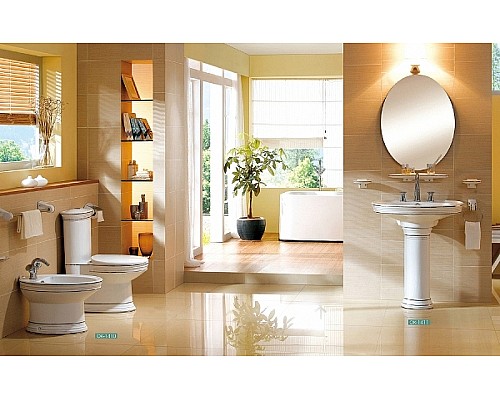 Раковина CeramaLux Lux Classic 75 1411 Белая Раковина CeramaLux Lux Classic 75 1411 Белая