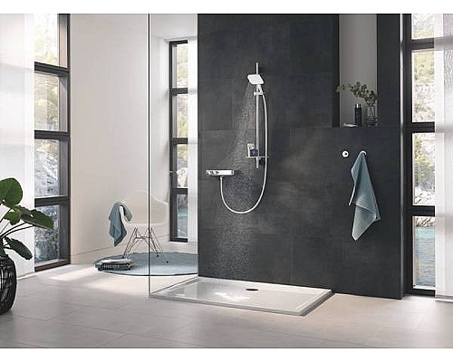 Душевой гарнитур Grohe Rainshower SmartActive 26586LS0 Белая луна Хром