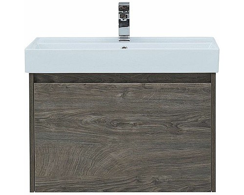 Тумба с раковиной Aquanet Nova Lite 75 245242 подвесная Дуб рошелье