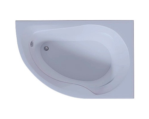 Акриловая ванна Aquatek Вирго 150х100 R VIR150-0000025 без гидромассажа с фронтальной панелью с каркасом (разборный) со слив-переливом