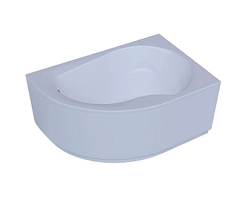 Акриловая ванна Aquatek Вирго 150х100 R VIR150-0000025 без гидромассажа с фронтальной панелью с каркасом (разборный) со слив-переливом