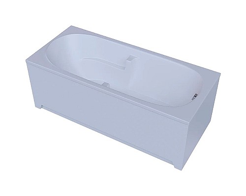 Акриловая ванна Aquatek Лея 170x75 LEY170-0000057 без гидромассажа с фронтальной панелью с каркасом (разборный) со слив-переливом (справа)