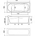 Акриловая ванна Marka One Vita 150х70 01вит1570 без гидромассажа