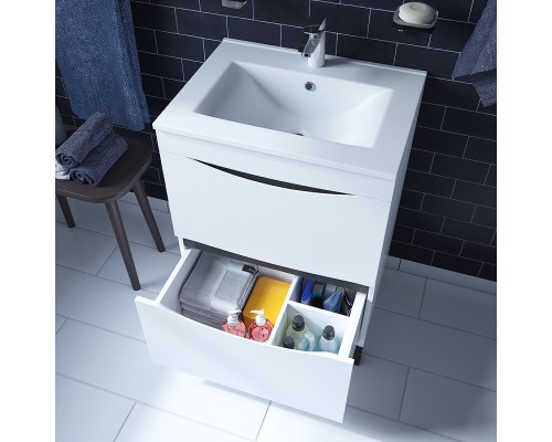 Тумба с раковиной Iddis Cloud 60 CLO60WFi95K Белая