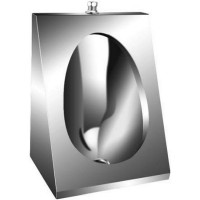 Писсуар Nofer 13006.S подвесной Матовая нержавеющая сталь